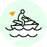 Enjoy The Waterways Extreme Sports Jet Skiing